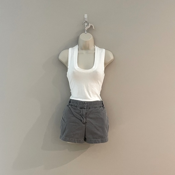 J.Crew Womans weathered chino soft grey, Size 10